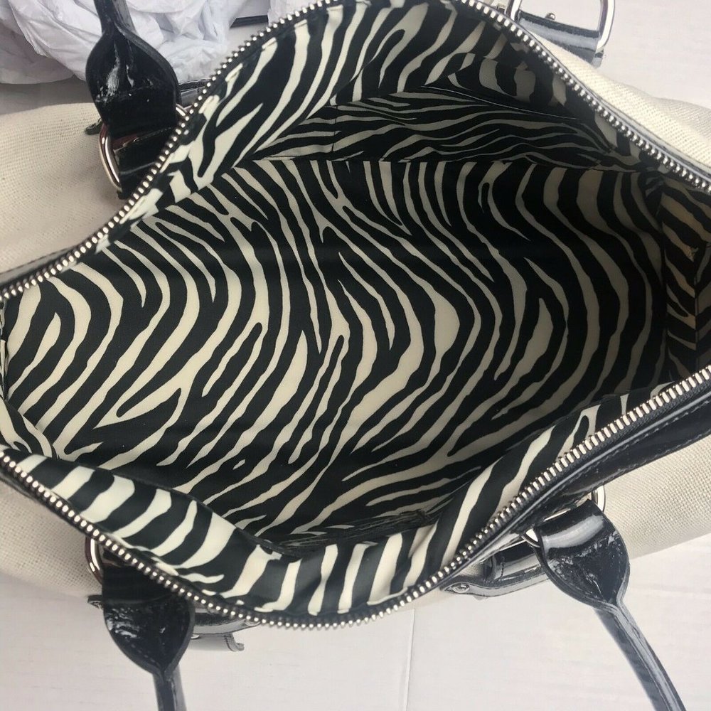 LONGCHAMP Twill & Leather Medium Duffle Tote - Picture 10 of 12